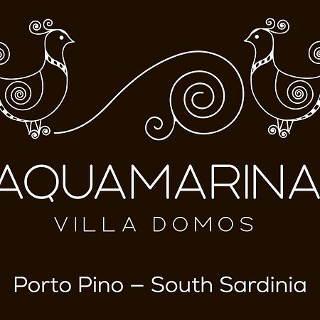 Villa Aquamarina Pavoncella Rossa Porto Pino Bagian luar foto