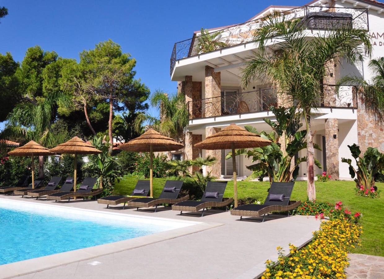 Villa Aquamarina Pavoncella Rossa Porto Pino Bagian luar foto