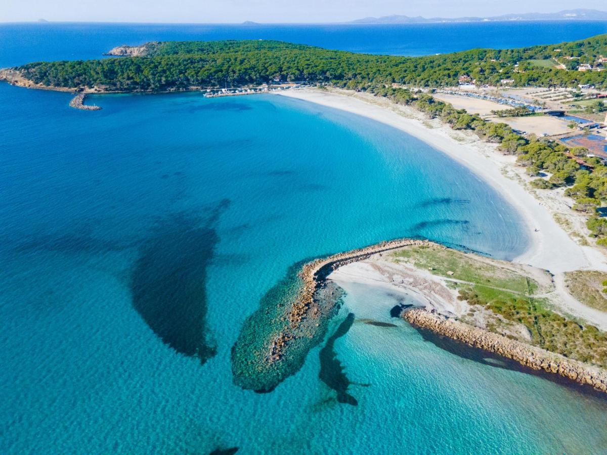Villa Aquamarina Pavoncella Rossa Porto Pino Bagian luar foto