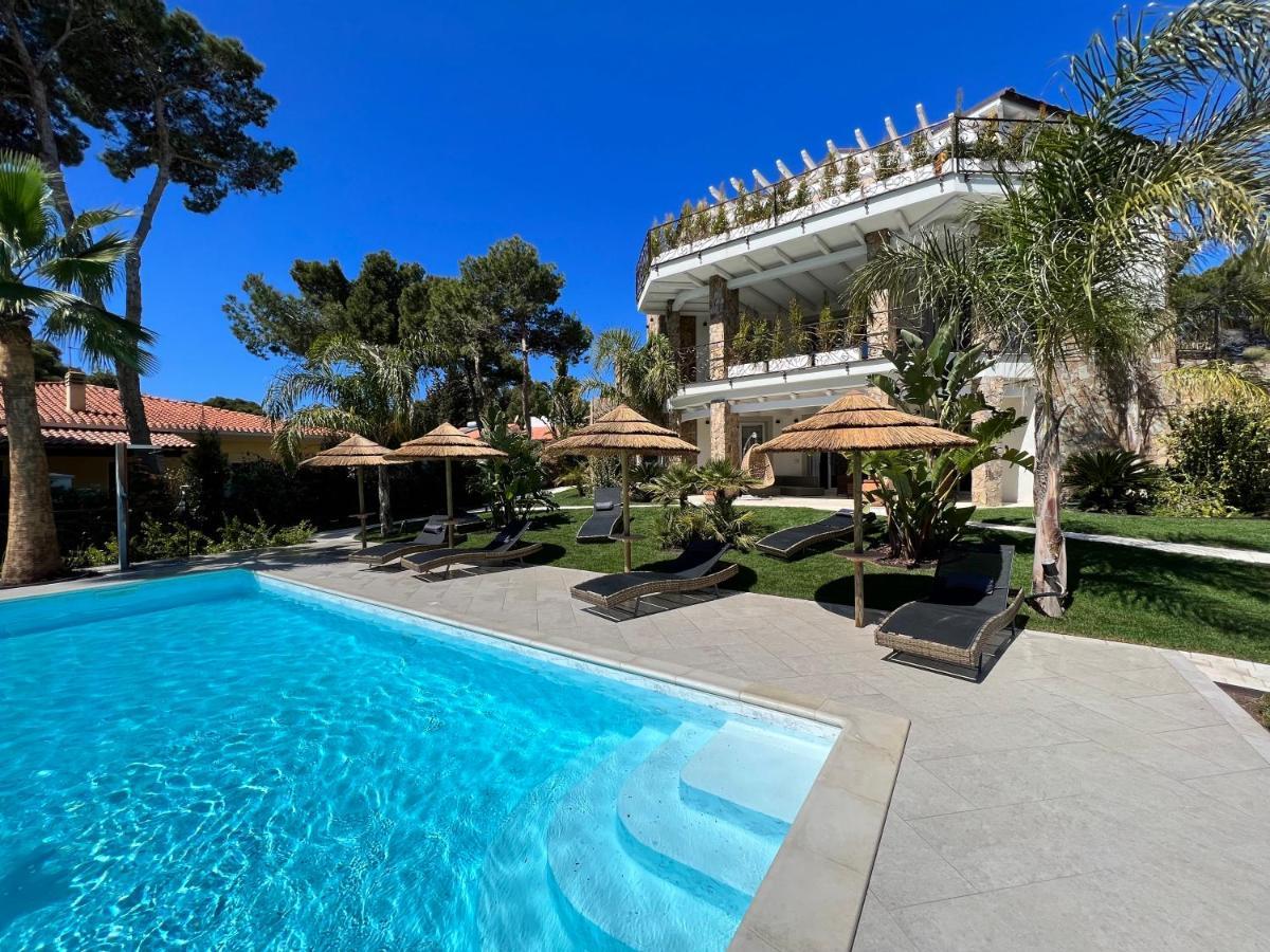 Villa Aquamarina Pavoncella Rossa Porto Pino Bagian luar foto